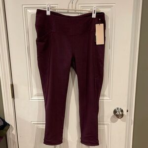 NWT calia warm collection legging in midnight aura size XL